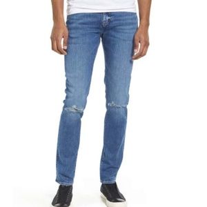 NEW FRAME L'Homme Degradable Skinny Fit Jeans - Size 33